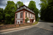 Das barocke Kavaliershaus ist Teil des Schlossensembles von Schloss Fürstenau in Michelstadt.
