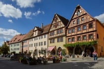 Die Herrngasse in Rothenburg ob der Tauber